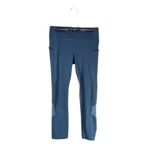 Lululemon Speed Up Crop 21" Leggings Second Release Side Pockets Luxtreme Blue 4